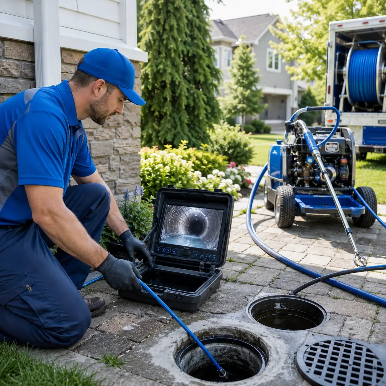 Outdoor drain cleaning professionals serving Moss Point, MS